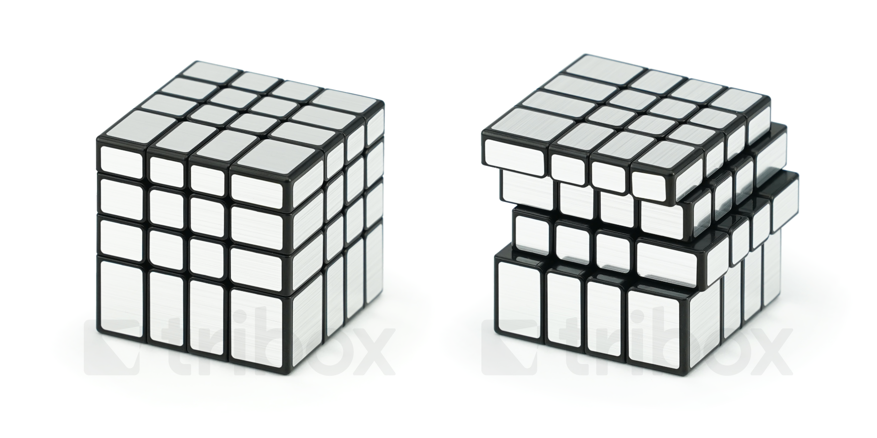 triboxストア / ShengShou 4x4x4 Mirror Cube Silver triboxストア / ShengShou 4x4x4 Mirror Cube Silver